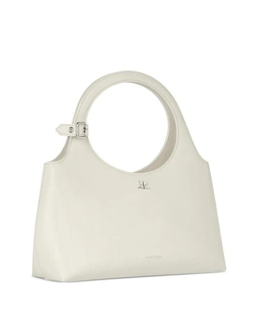 Courreges White Holy Day Two-Way Handbag