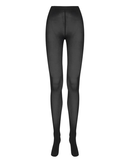 Maison Close Black Infinite Line Tights