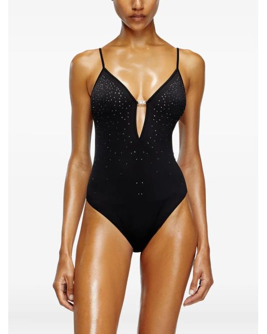 DIESEL Black Oval-D Bodysuit