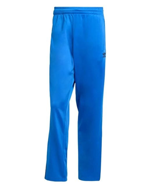 メンズ Adidas サイドストライプ トラックパンツ Blue