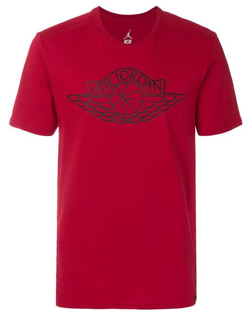 Nike Red Jordan Lifestyle Wings T-shirt for men
