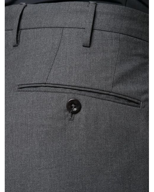 Incotex Gray Tailored-Suit Trousers for men