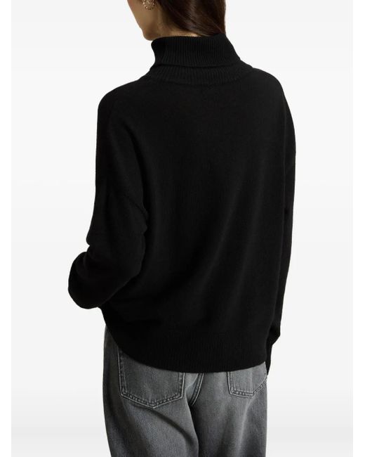Woolrich タートルネック セーター Black
