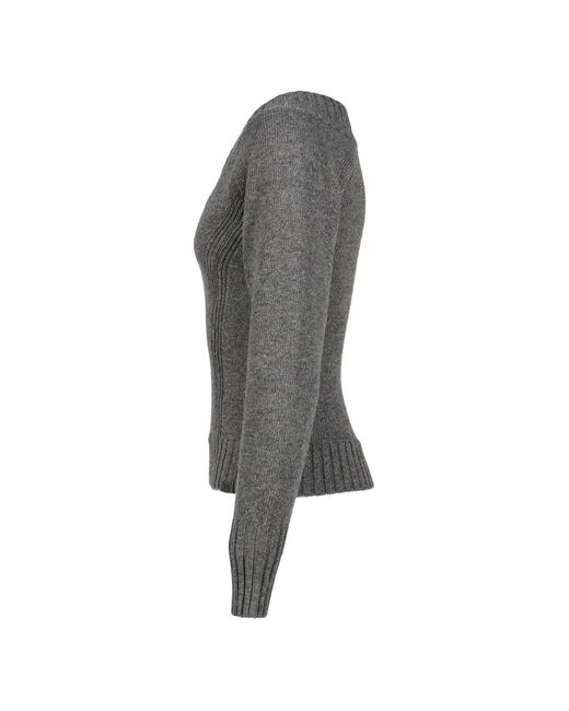 BOHEMSEO Gray Bok V-Neck Sweater