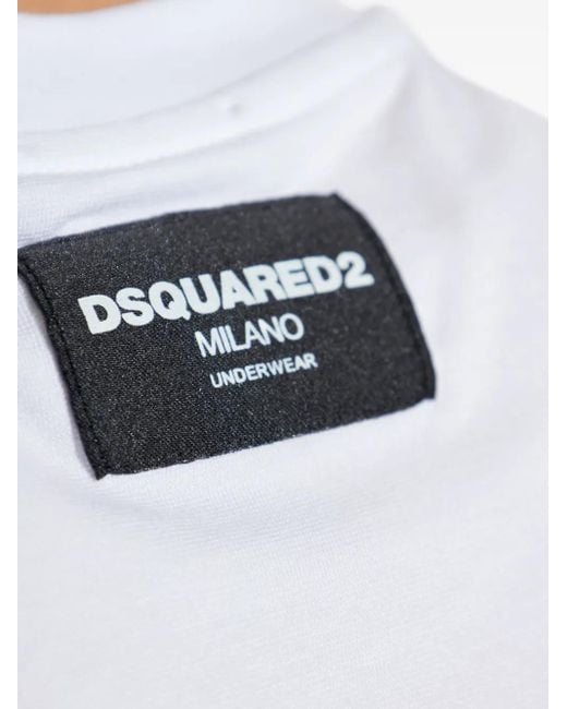 DSquared² Crew-neck T-shirt in White für Herren