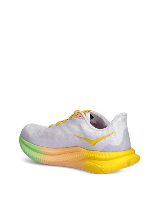 Hoka One One Sneakers Met Zool Met Kleurverloop in het Yellow