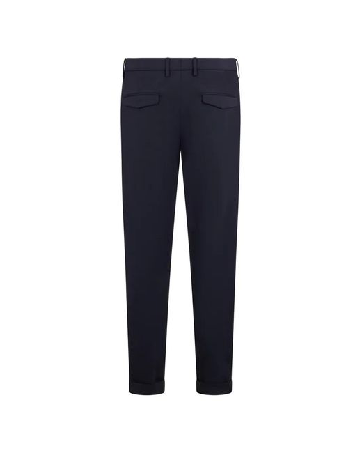 Moorer Blue Cuffed Trousers for men