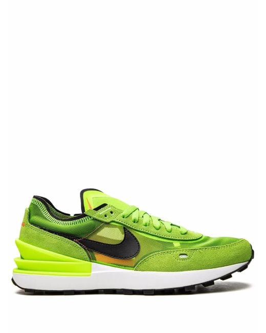 Nike Green Waffle One "Electric" Sneakers
