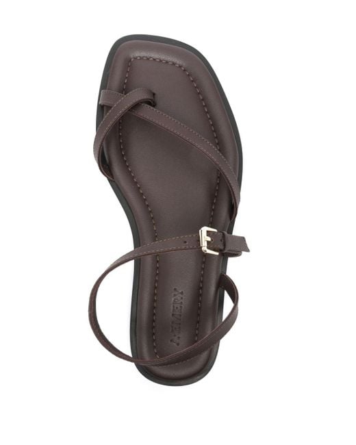 A.Emery Black The Lucia Leather Sandal