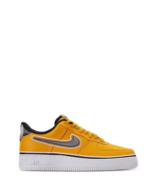 Nike Yellow X Nba Air Force 1 Low Lakers Sneakers for men