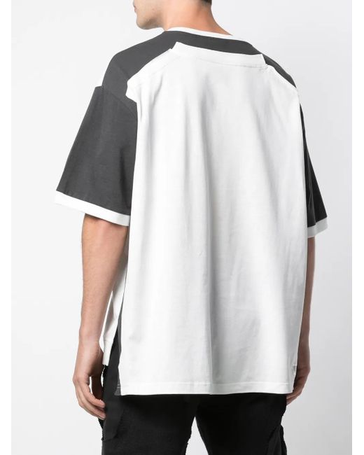 Mostly Heard Rarely Seen White Short Sleeve Notice Print T-Shirt for men