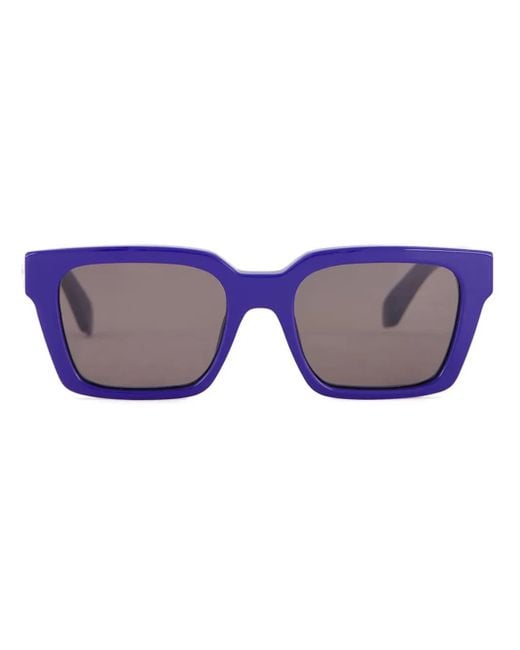 Off-White c/o Virgil Abloh Blue Branson Square-Frame Sunglasses for men