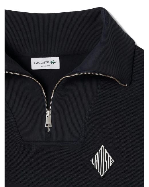 Lacoste Blue Half-Zip Sweater for men