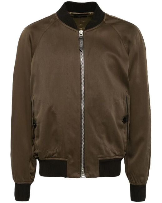 Tom Ford Gabardine Jack in het Green voor heren