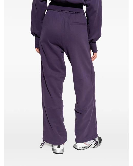 Adidas Purple X Moon Boot Drawstring Panelled Track Pants