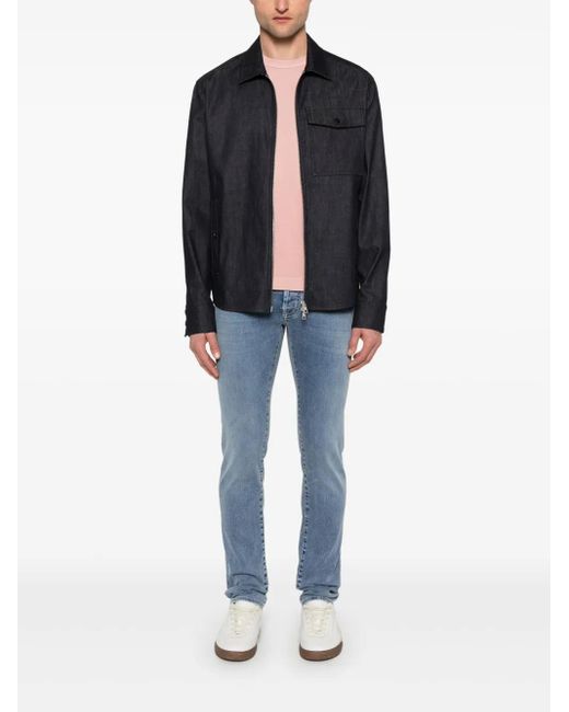 Jacob Cohen Blue Super Slim Fit Denim Jeans for men