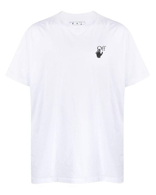 Off-White c/o Virgil Abloh T-shirt Met Print in het White voor heren