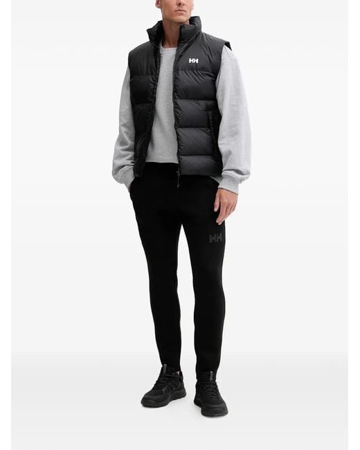 Helly Hansen Black Logo Track Pants for men
