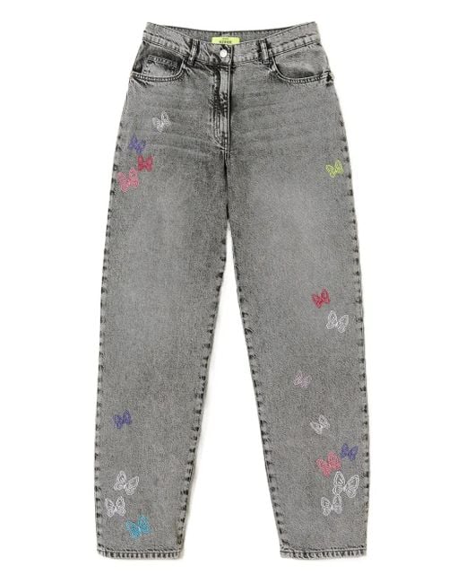 Twinset Myfo バレルジーンズ Gray