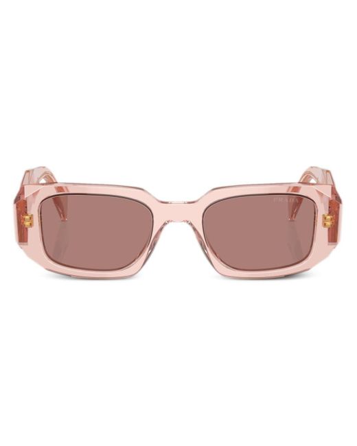 Prada Pink Prada Pr 17ws Oval Frame Sunglasses
