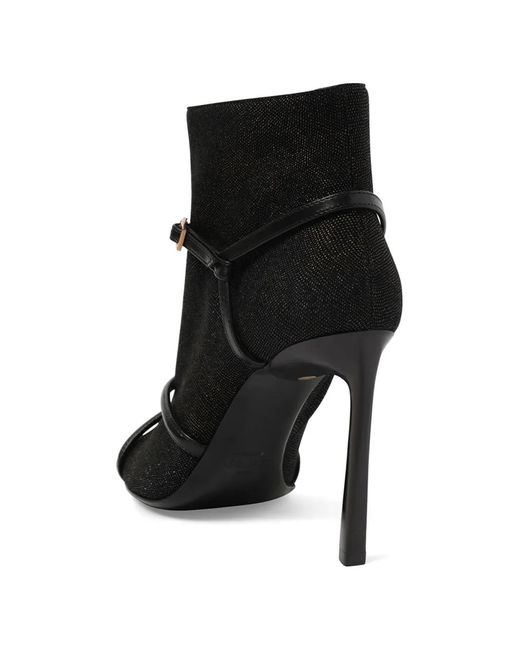 Lanvin Black Buckle-Strap Open-Toe Sandals
