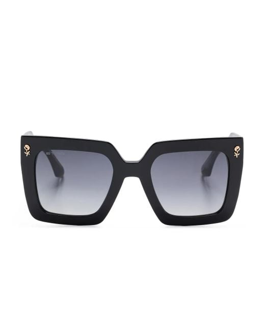 Etro Black Square-Frame Sunglasses