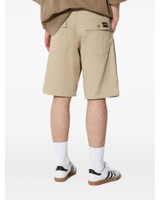 Stan Ray Natural Patch-Pockets Bermuda Shorts for men