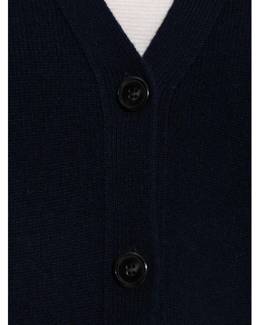 Lisa Yang Blue The Kellie Cardigan