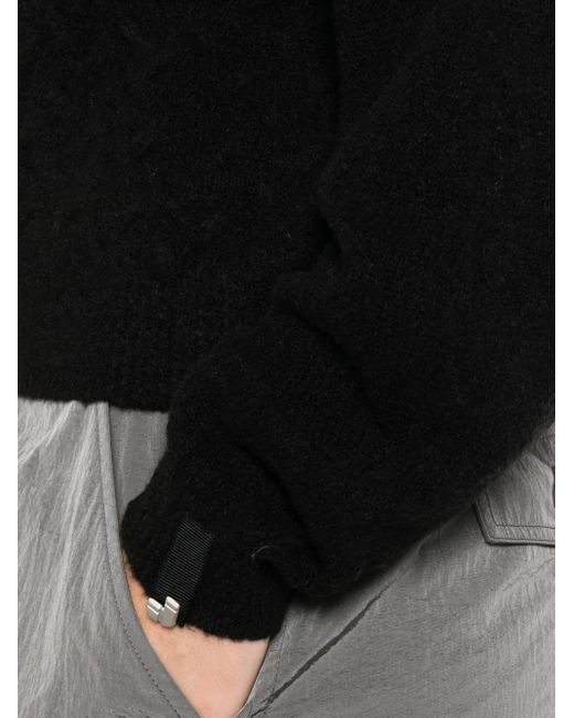 Iceberg Black Turtleneck Sweater