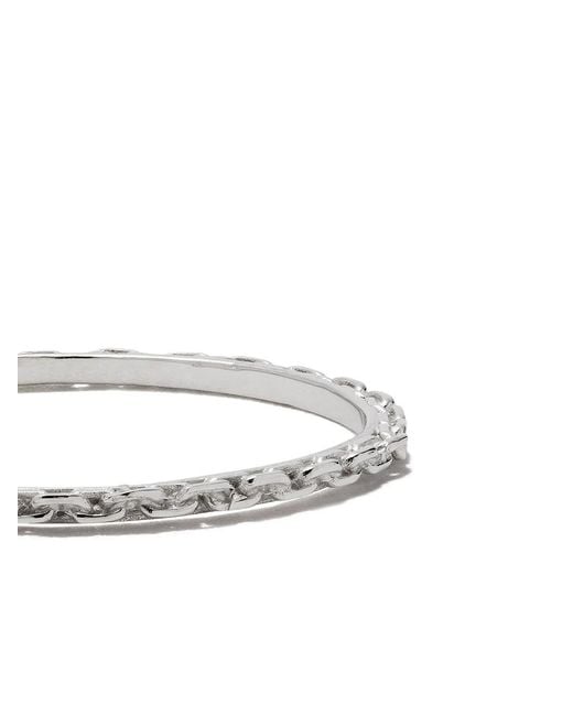 Wouters & Hendrix White 18Kt Trace Chain Ring