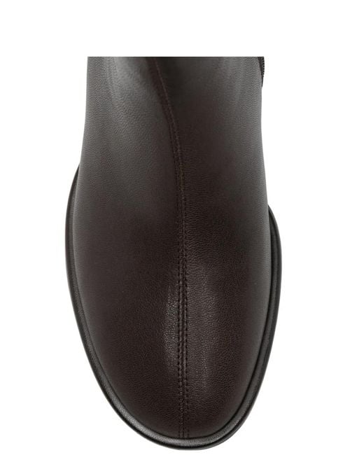 Linda Baumann Black Zip Leather Ankle Boots