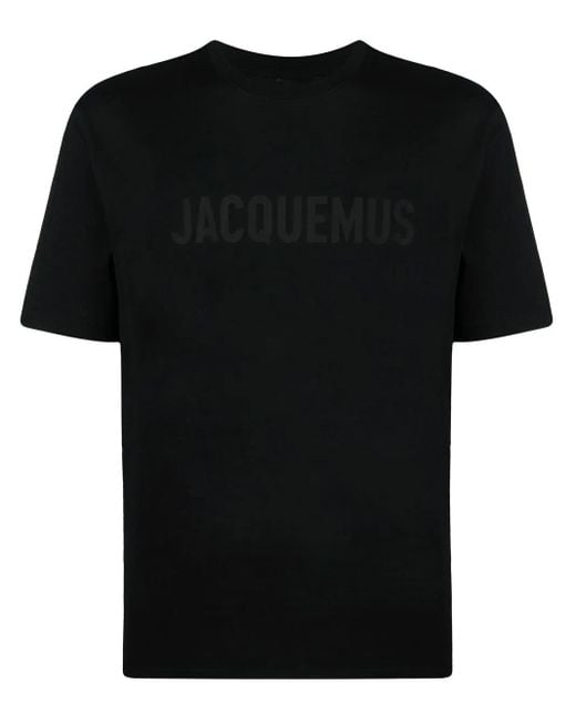 メンズ Jacquemus Les Classiquesコレクション Le T-shirt Typo Tシャツ Black