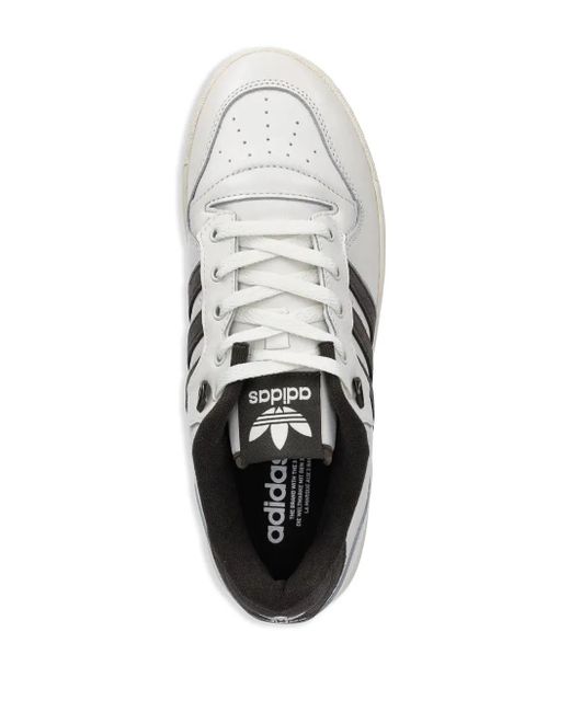 Adidas White Rivalry Low Sneakers for men