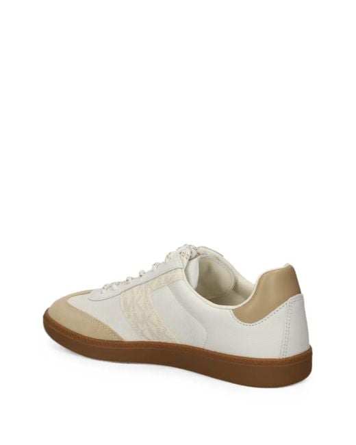 MICHAEL Michael Kors White Jovie Logo-Print Sneakers