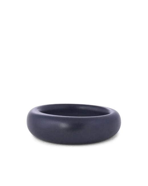 Sidney Garber Blue Dome Titanium Ring
