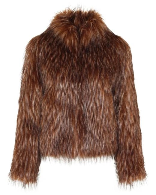 Chaqueta Fur Delish Unreal Fur de color Brown
