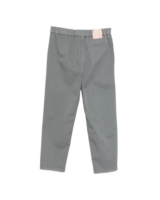 Alysi Gray Pantalon À Taille Élastiquée