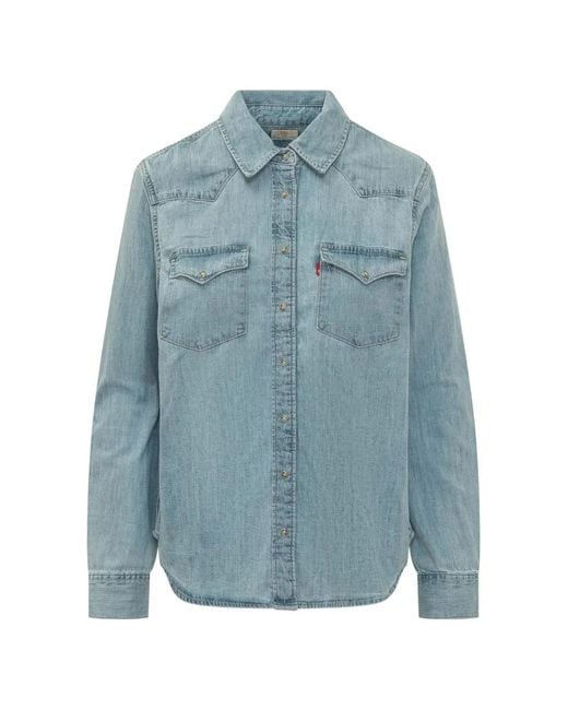 Levi's Heritage Denim Overhemd in het Blue