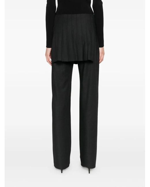 Paloma Wool Black Andrale Skirt-Appliqué Trousers