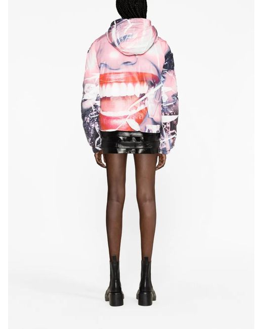 DIESEL Multicolor Smiley Face-Print Jacket