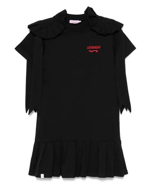 Abito Corto Rosette di Charles Jeffrey in Black