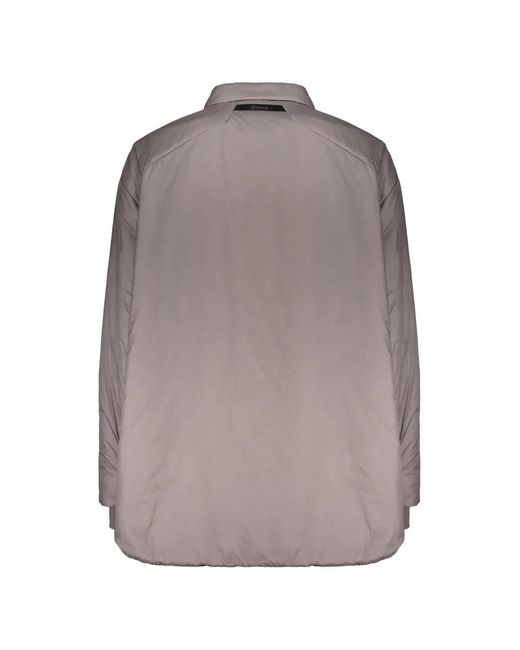 Herno Brown Padded Button-Up Jacket