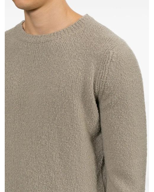 Rier Pullover Aus Bouclé in Natural für Herren