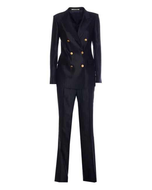 Tagliatore Blue Double-Breasted Suit