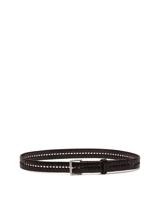 Lemaire White Braided Belt 30 Mm