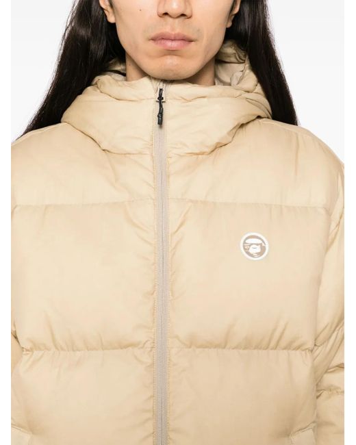 Veste Matelassée À Appliqué Logo Aape By A Bathing Ape pour homme en coloris Natural