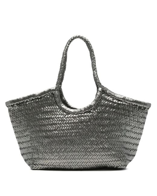 Dragon Diffusion Nantucket Leren Shopper in het Gray