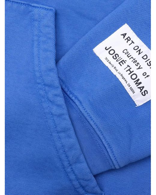 GALLERY DEPT. Blue 90's Logo-Print Hoodie for men