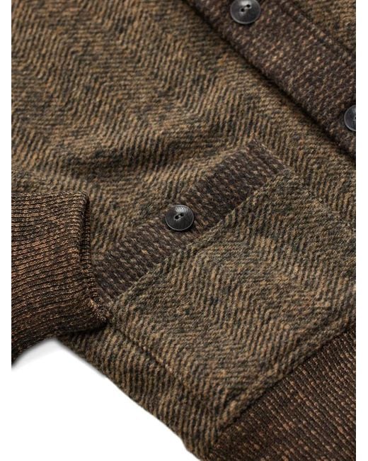 メンズ RRL ニット カーディガン Green