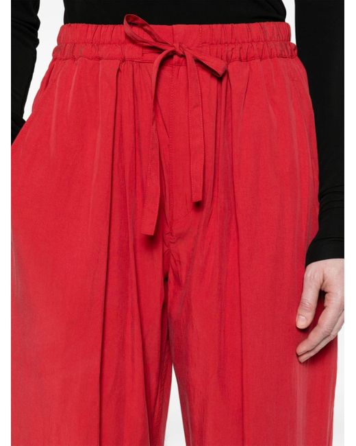 Pantaloni Hectorina affusolati di Isabel Marant in Red